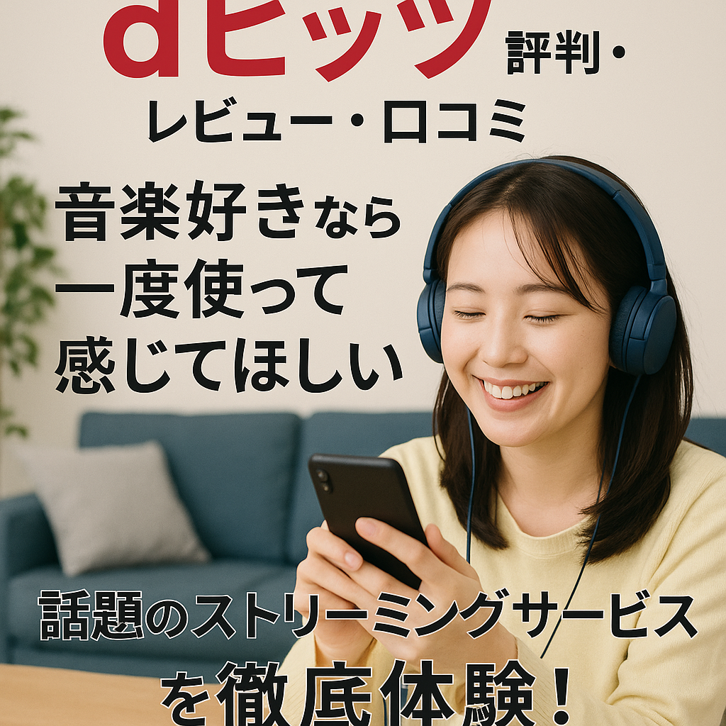【dヒッツの評判・レビュー・口コミ】音楽好きなら一度使って感じてほしい、話題のストリーミングサービスを徹底体験！