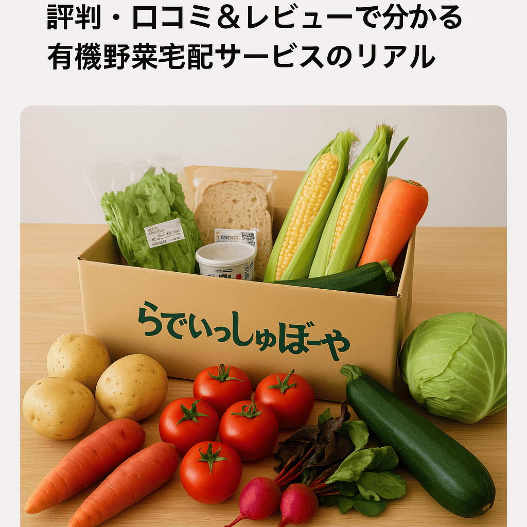 「らでぃっしゅぼーや」を実際に体験：評判・口コミ＆レビューで分かる有機野菜宅配サービスのリアル