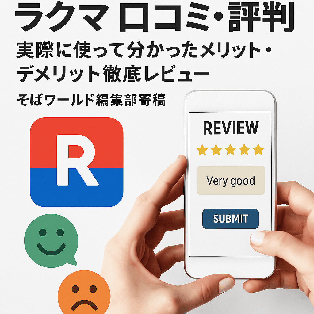 【ラクマ 口コミ・評判】実際に使って分かったメリット・デメリット徹底レビュー｜そばワールド編集部寄稿