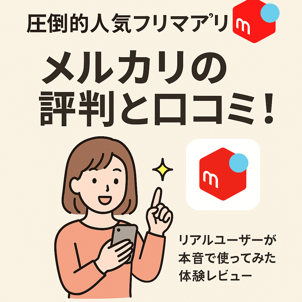 圧倒的人気フリマアプリ「メルカリ」の評判と口コミ！リアルユーザーが本音で使ってみた体験レビュー