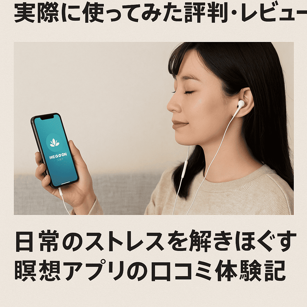 話題のMEISOON（ヨガプラス）を実際に使ってみた評判・レビュー｜日常のストレスを解きほぐす瞑想アプリの口コミ体験記