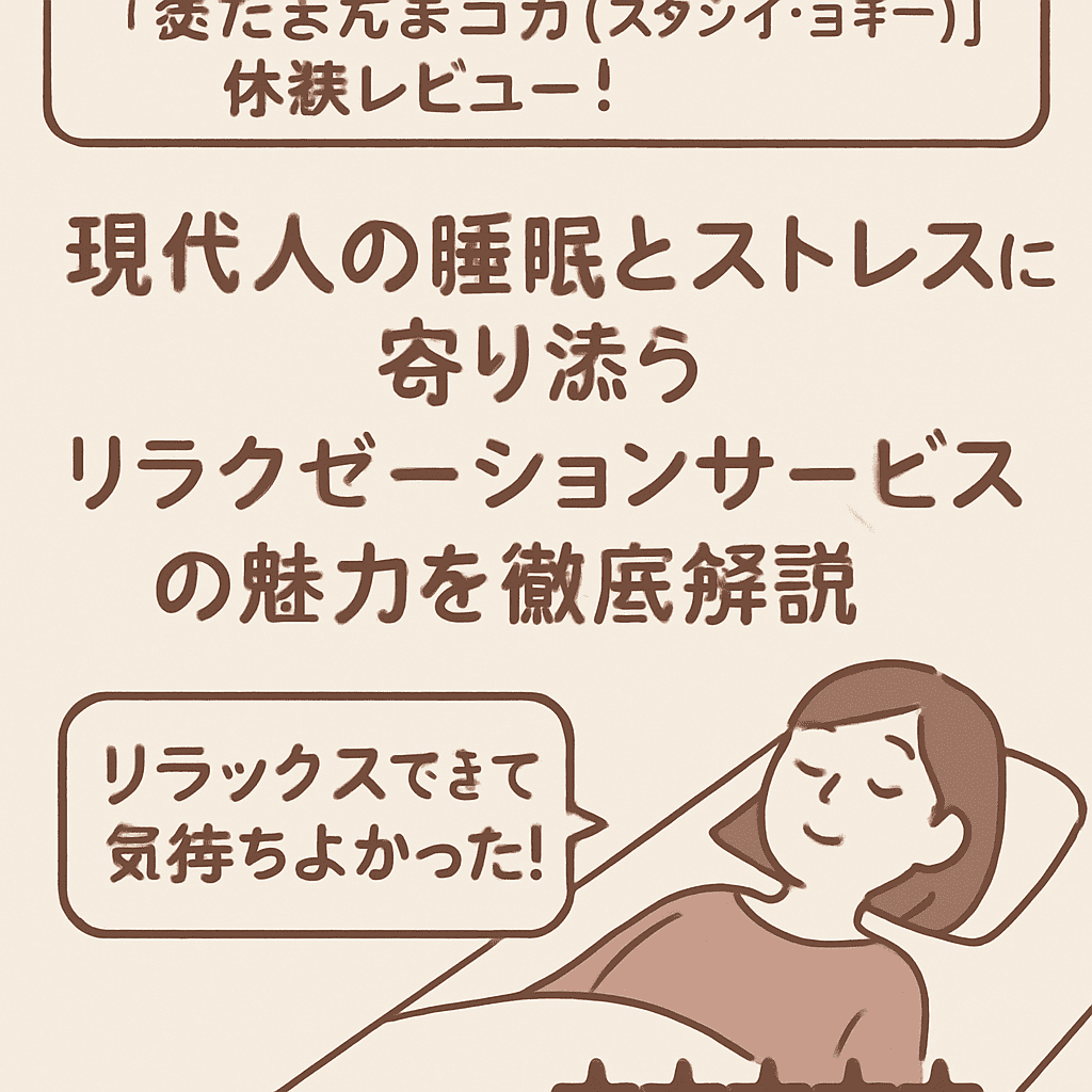 【評判・口コミ】「寝たまんまヨガ（スタジオ・ヨギー）」体験レビュー！現代人の睡眠とストレスに寄り添うリラクゼーションサービスの魅力を徹底解説